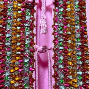 Inca Pink Embellished Tunic Top
